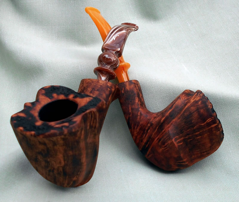Nording Matte Brown Freehand pipes